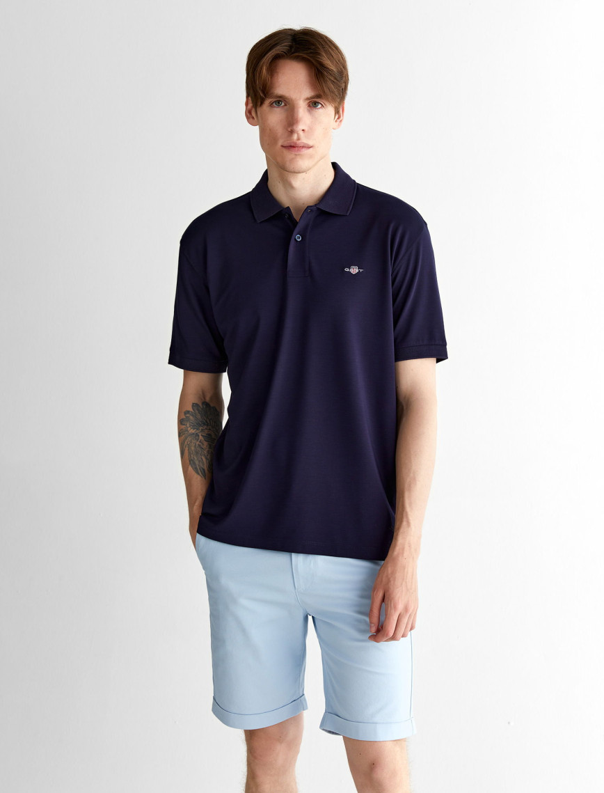 GANT Erkek Krem Relaxed Fit Polo GANT Erkek Krem Relaxed Fit Polo