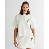 GANT Kadın Krem Logolu Polo GANT Kadın Krem Logolu Polo