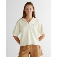 GANT Kadın Krem Logolu Polo GANT Kadın Krem Logolu Polo