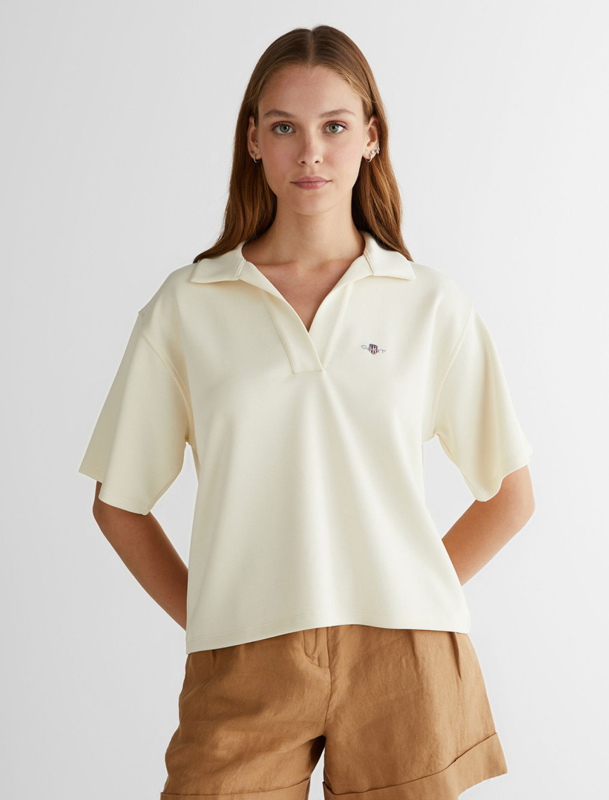 GANT Kadın Lacivert Logolu Polo GANT Kadın Lacivert Logolu Polo