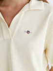 GANT Kadın Krem Logolu Polo GANT Kadın Krem Logolu Polo