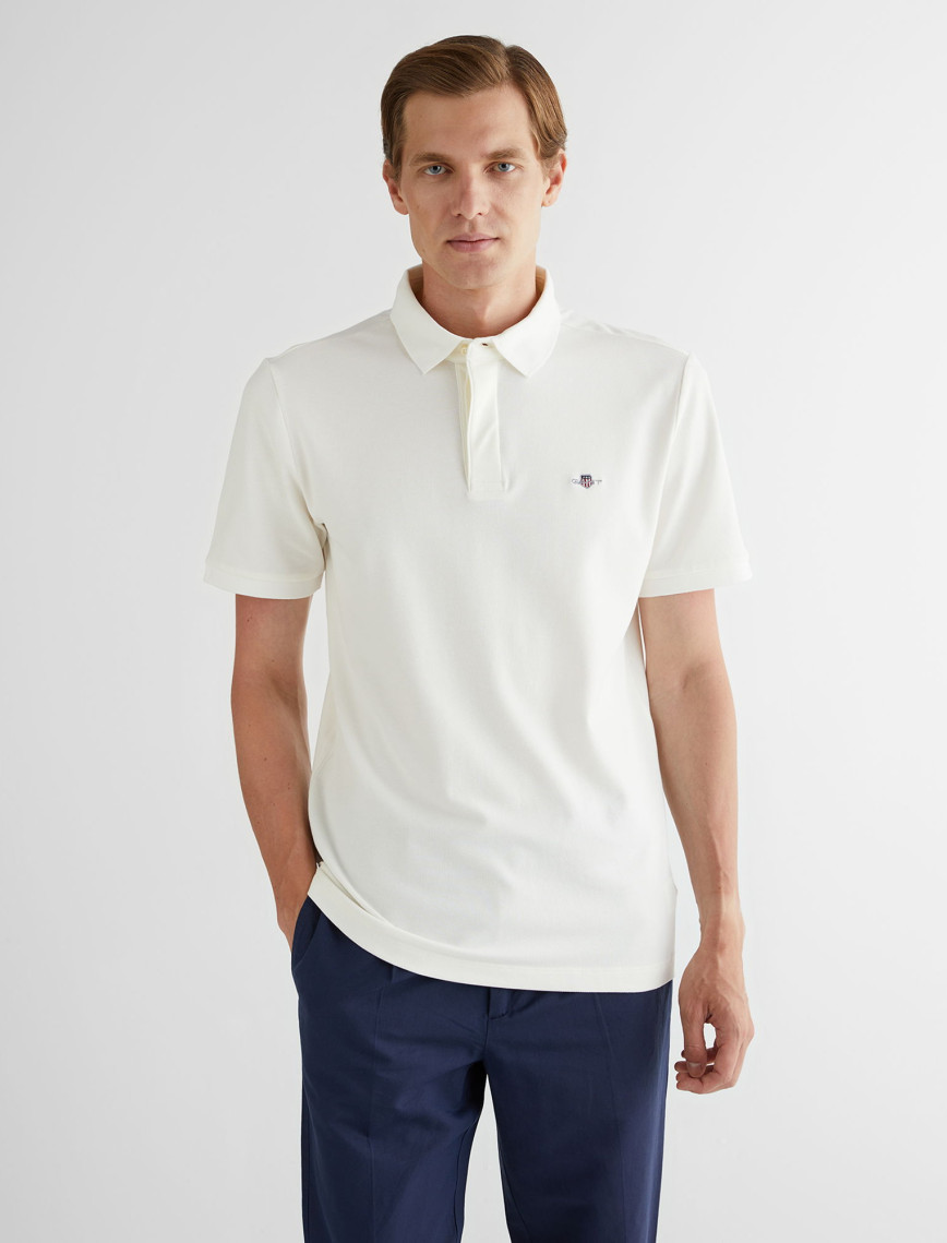 GANT Erkek Krem Polo GANT Erkek Krem Polo