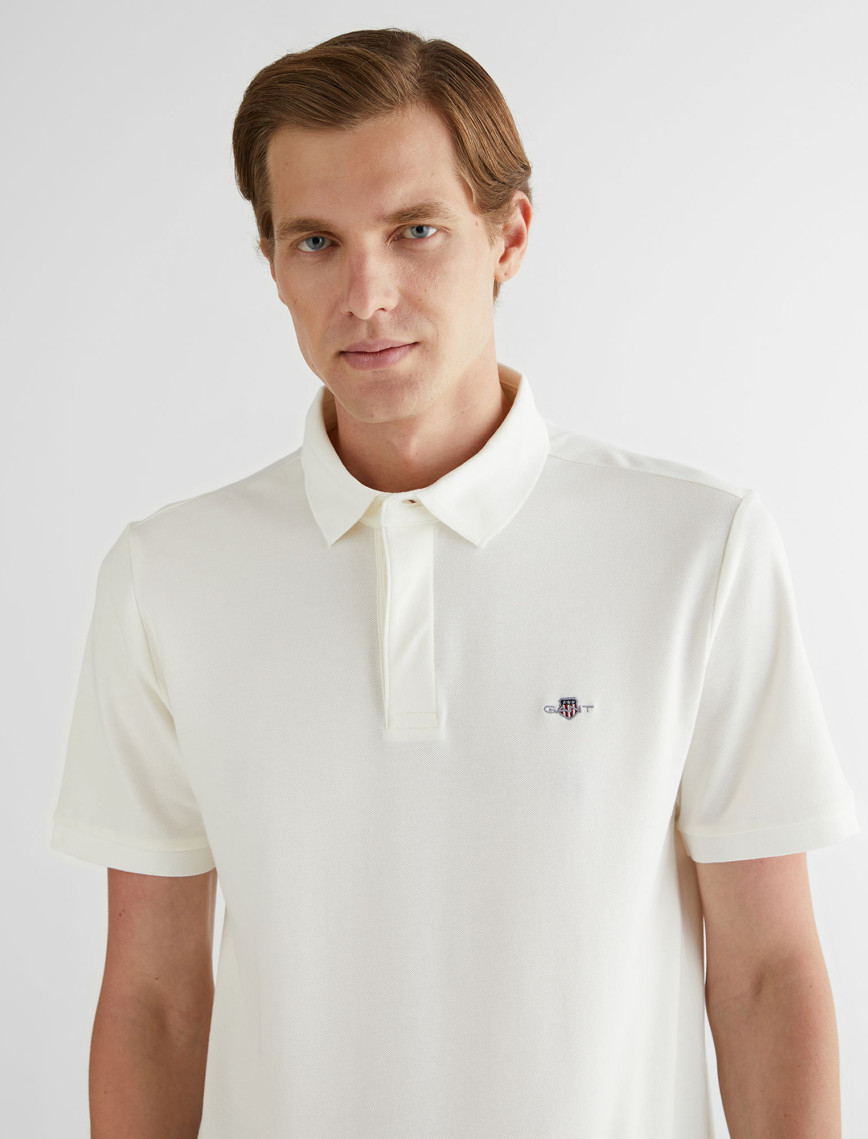 GANT Erkek Krem Polo GANT Erkek Krem Polo