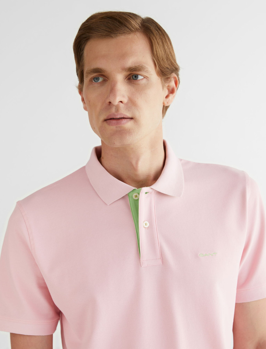 GANT Erkek Pembe Regular Fit Polo GANT Erkek Pembe Regular Fit Polo