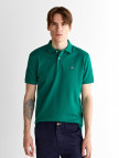 GANT Erkek Yeşil Regular Fit Çizgili Polo GANT Erkek Yeşil Regular Fit Çizgili Polo