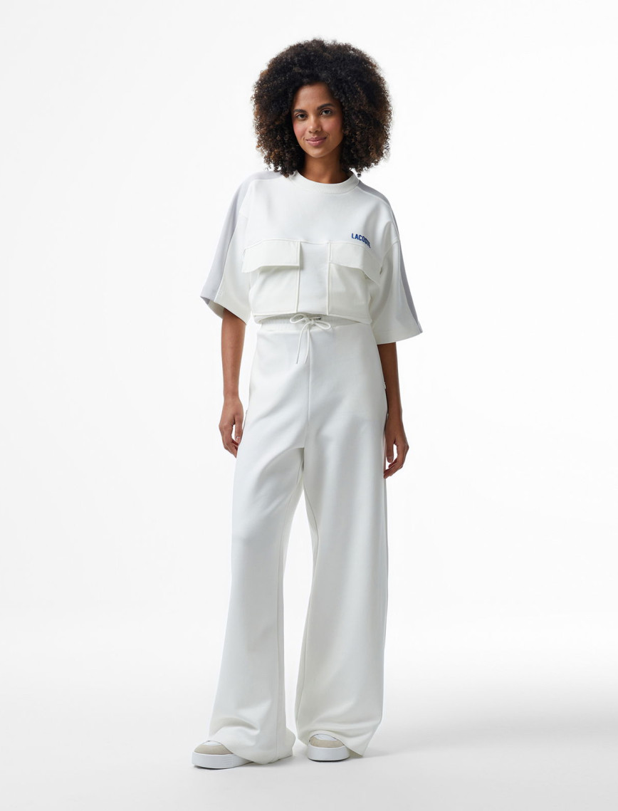 Lacoste House of SuperStep x Lacoste Kadın Beyaz Eşofman Altı Lacoste House of SuperStep x Lacoste Kadın Beyaz Eşofman Altı