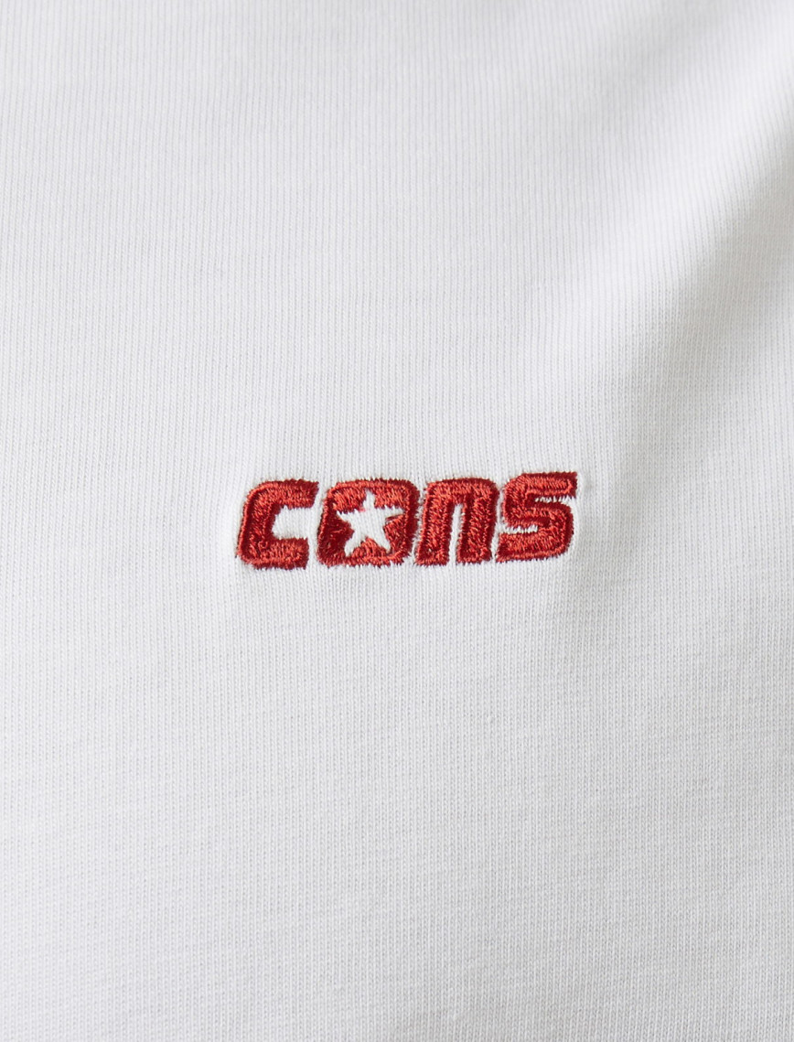 Converse Loose Fit Erkek Beyaz T-Shirt Converse Loose Fit Erkek Beyaz T-Shirt