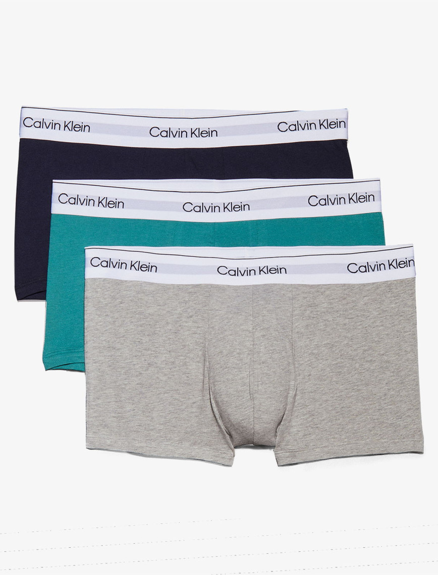 Calvin Klein Low Rise Trunk 3'lü Erkek Beyaz Boxer Calvin Klein Low Rise Trunk 3'lü Erkek Beyaz Boxer