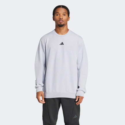 adidas Designed For Training Crew Erkek Gri Antrenman Sweatshirt adidas Designed For Training Crew Erkek Gri Antrenman Sweatshirt