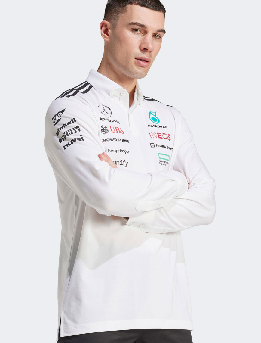 adidas Mercedes Amg Petronas Formula One Team Erkek Beyaz Motorsport Sweatshirt adidas Mercedes Amg Petronas Formula One Team Erkek Beyaz Motorsport Sweatshirt