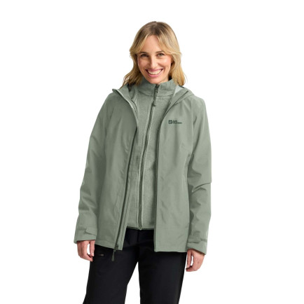 Jack Wolfskin Moonrise 3in1 Kadın Outdoor Ceketi Jack Wolfskin Moonrise 3in1 Kadın Outdoor Ceketi
