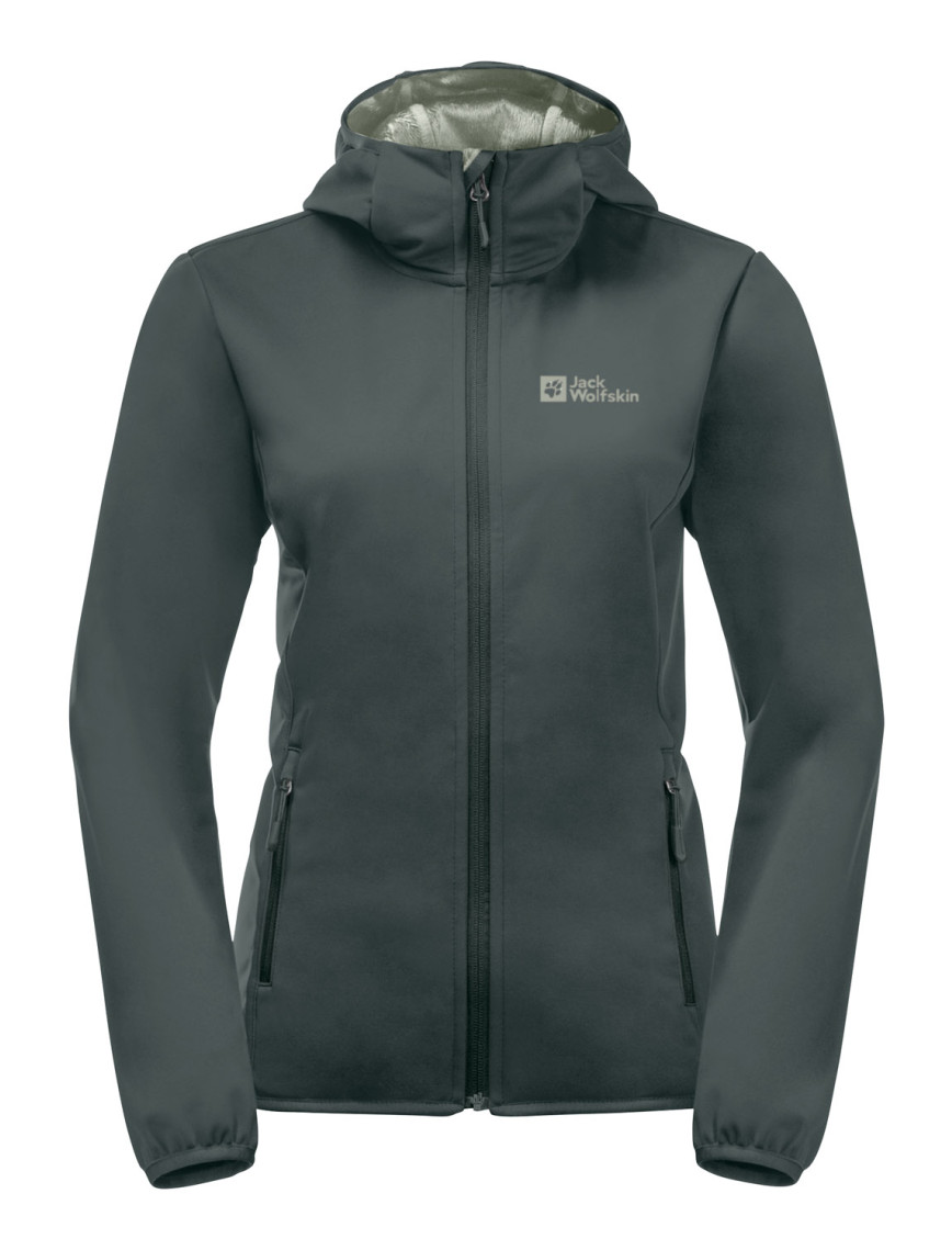 Jack Wolfskin Windhain Hoody Kadın Softshell Jack Wolfskin Windhain Hoody Kadın Softshell