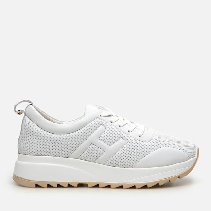 Kadın Deri Beyaz Spor Ayakkabı Kadın Deri Beyaz Spor Ayakkabı