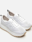 Kadın Deri Beyaz Spor Ayakkabı Kadın Deri Beyaz Spor Ayakkabı