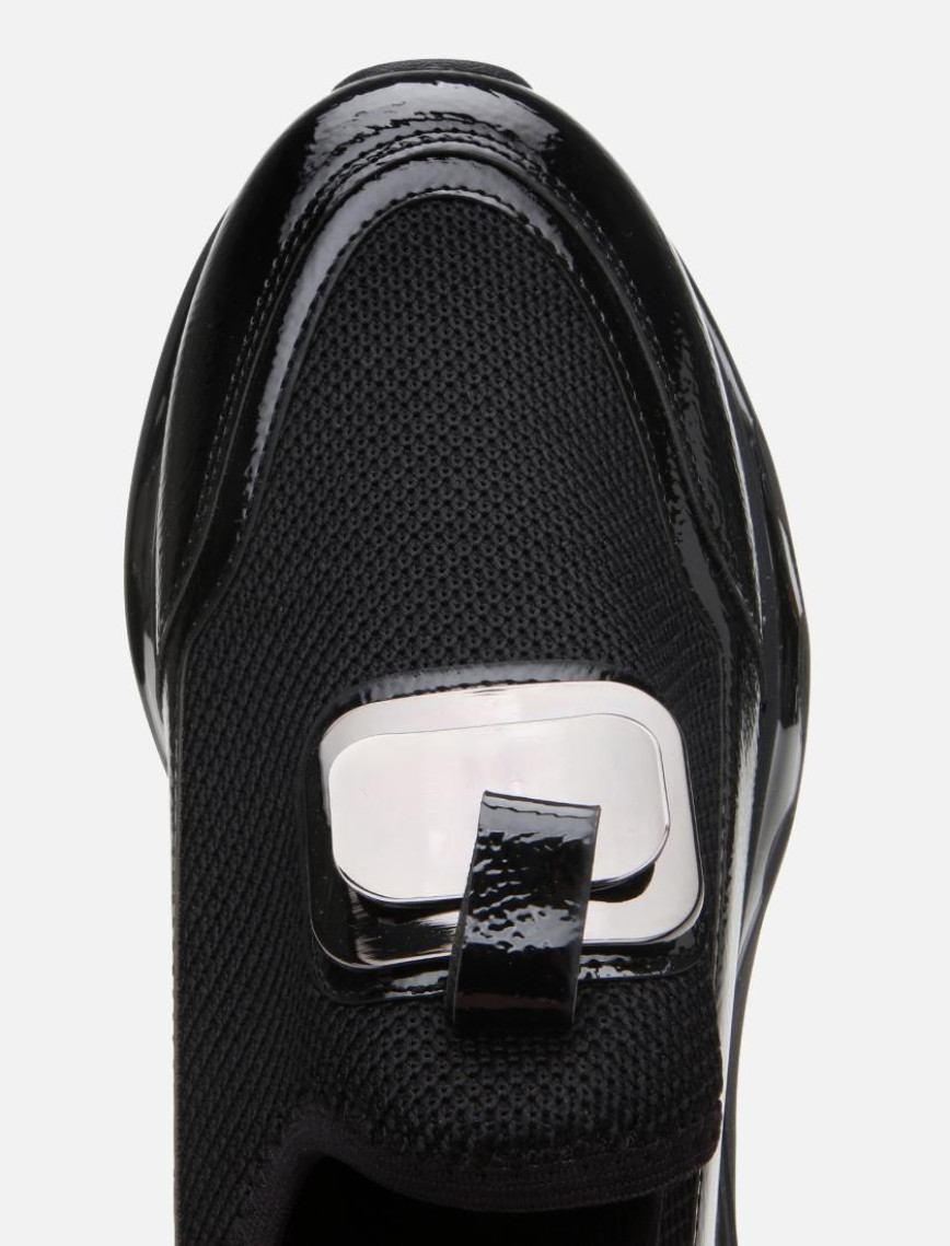 Kadın Siyah Dolgu Topuklu Spor Ayakkabı Kadın Siyah Dolgu Topuklu Spor Ayakkabı