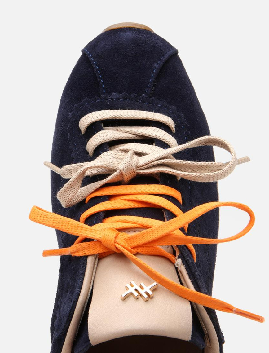 Kadın Süet Deri Lacivert Spor Ayakkabı Kadın Süet Deri Lacivert Spor Ayakkabı