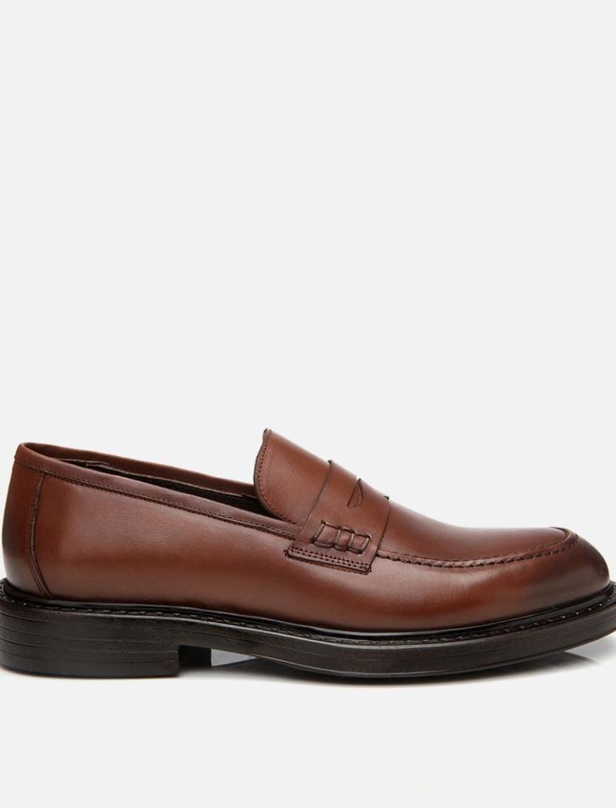 Erkek Deri Siyah Ultra Hafif Tabanlı Klasik Loafer Erkek Deri Siyah Ultra Hafif Tabanlı Klasik Loafer