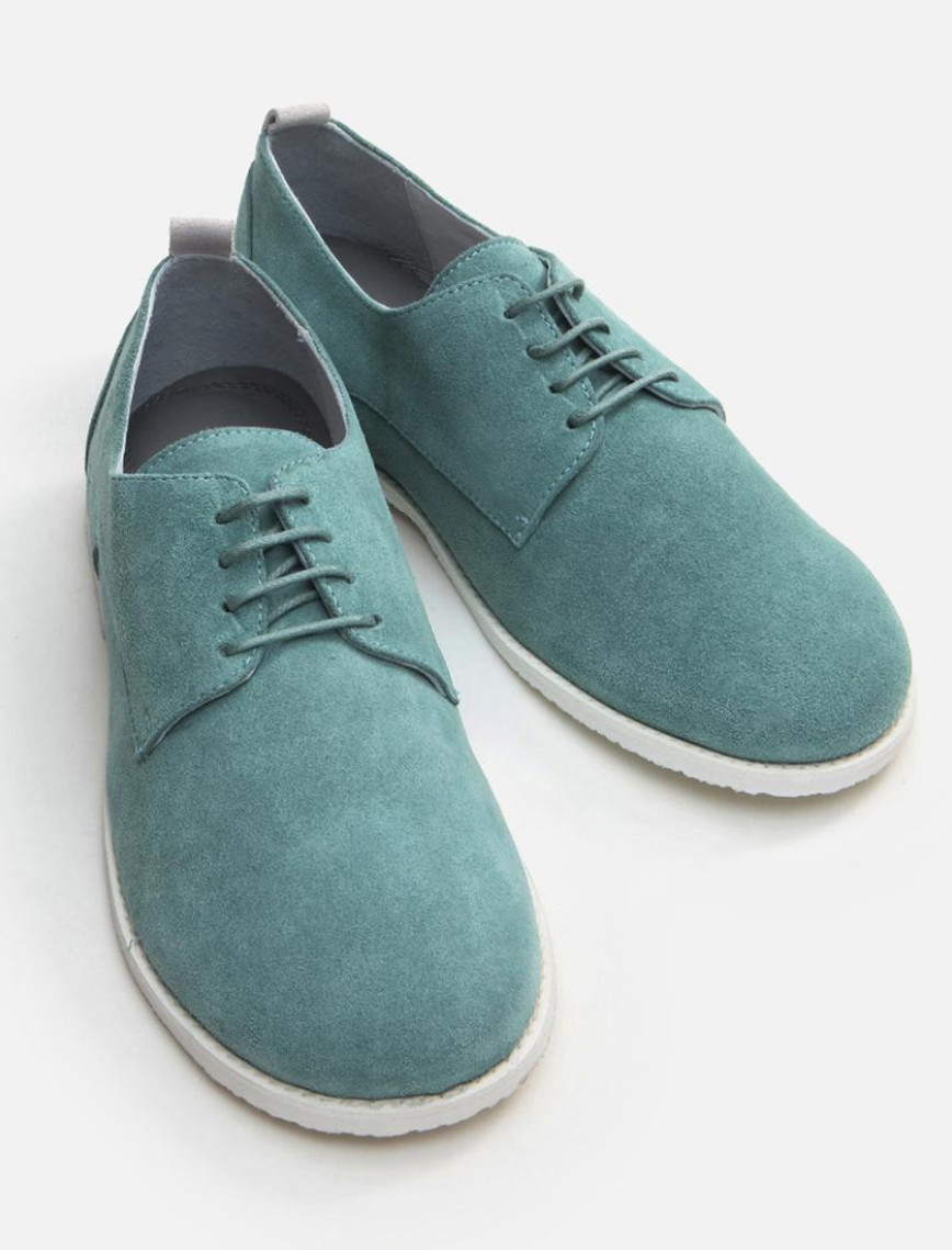 Erkek Deri Açık Yeşil Günlük Ayakkabı Erkek Deri Açık Yeşil Günlük Ayakkabı