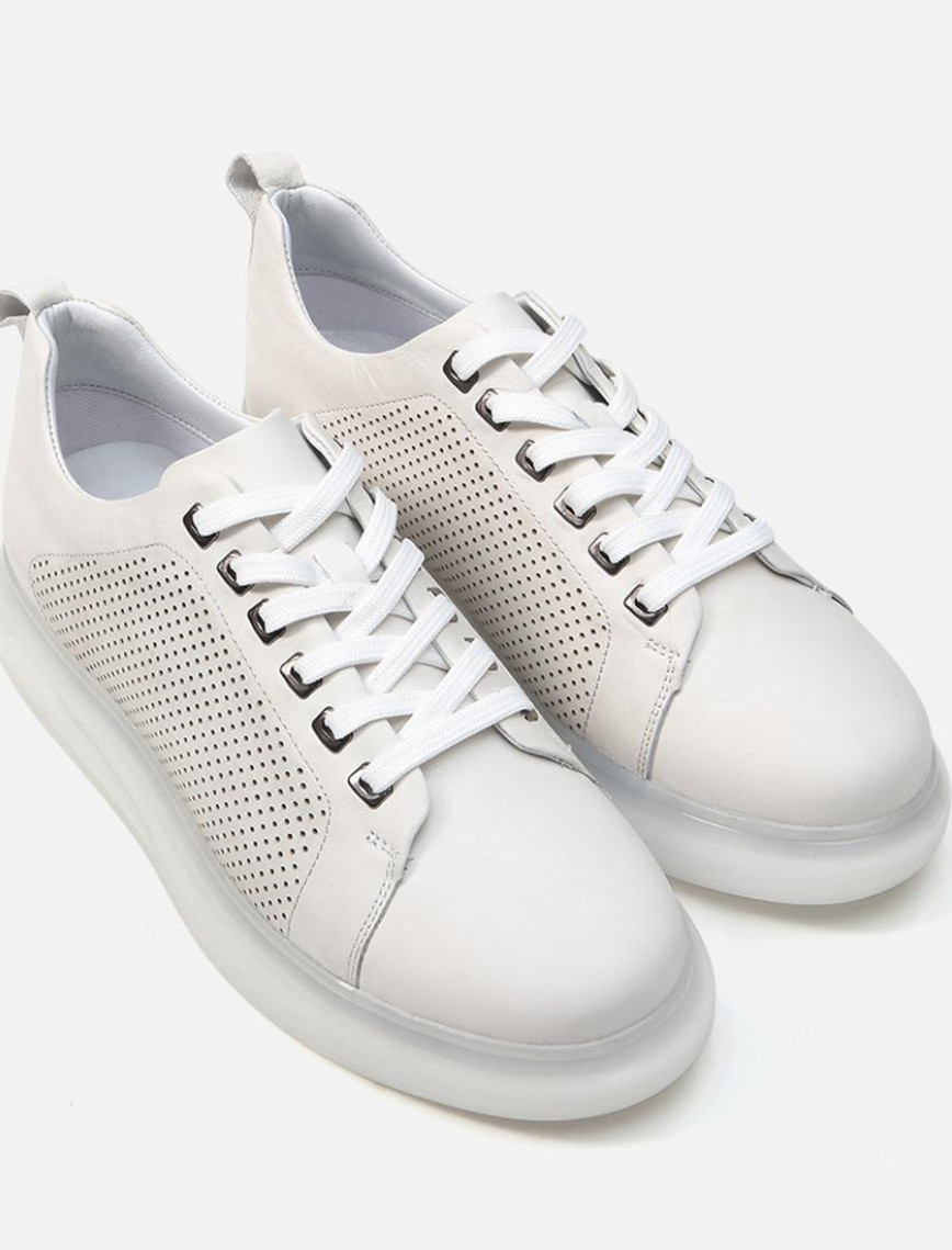 Erkek Deri Bej Günlük Ayakkabı Erkek Deri Bej Günlük Ayakkabı