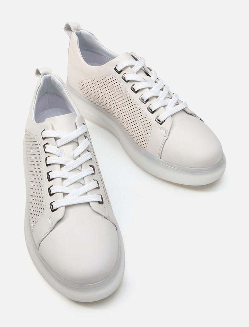 Erkek Deri Bej Günlük Ayakkabı Erkek Deri Bej Günlük Ayakkabı