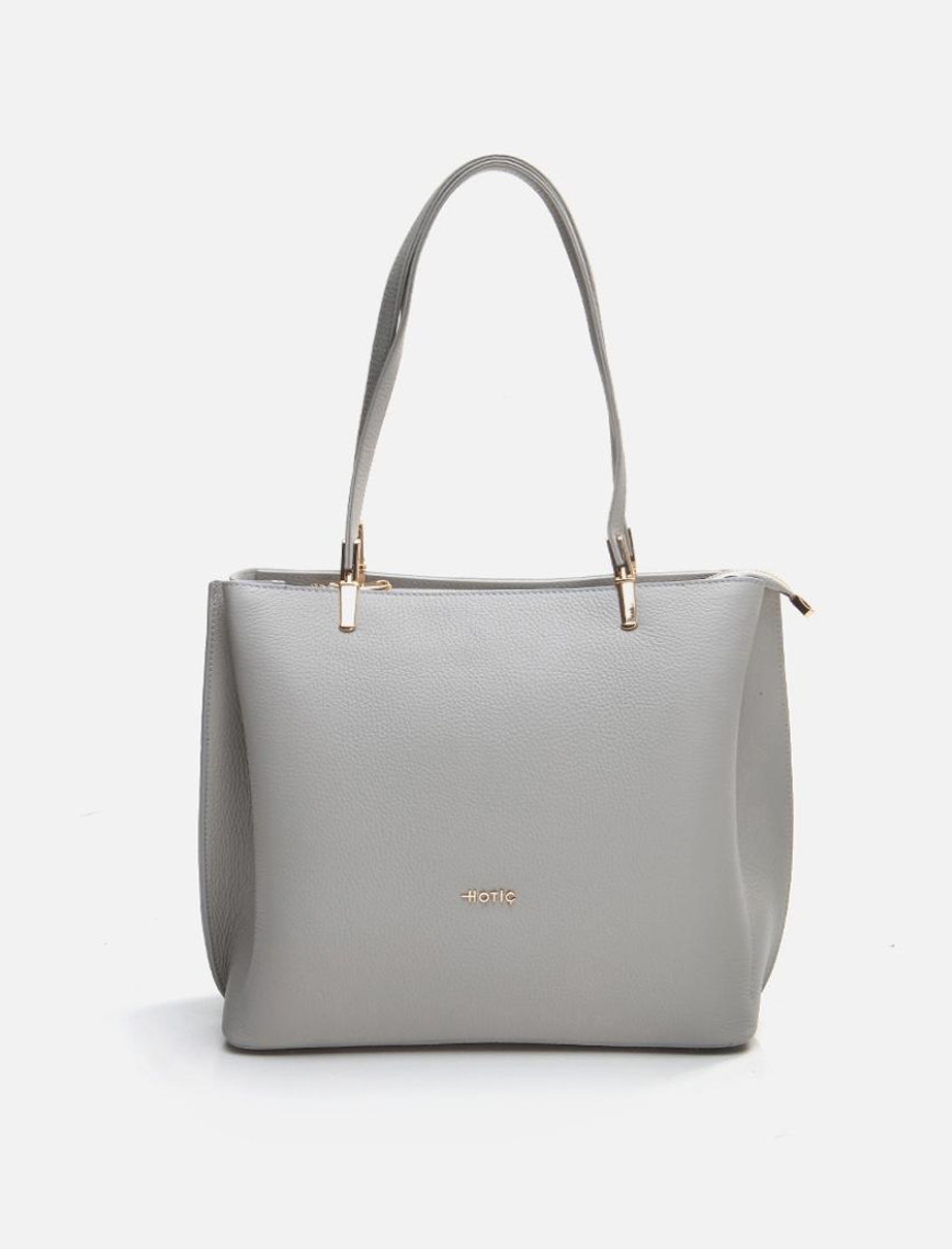 Kadın Deri Gri Omuz Çantası Kadın Deri Gri Omuz Çantası