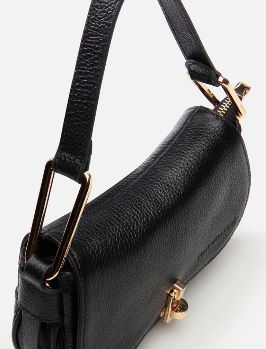 Kadın Deri Siyah Omuz Çantası Kadın Deri Siyah Omuz Çantası