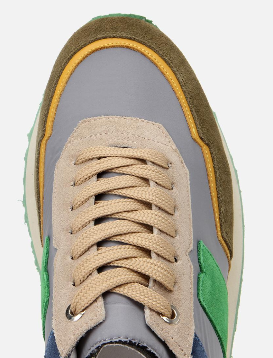 Erkek Deri Yeşil Spor Ayakkabı Erkek Deri Yeşil Spor Ayakkabı