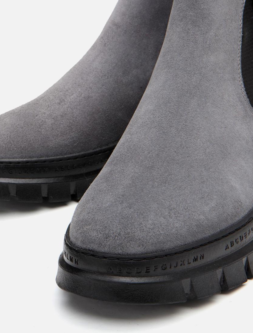 Erkek Deri Gri Günlük Bot Erkek Deri Gri Günlük Bot