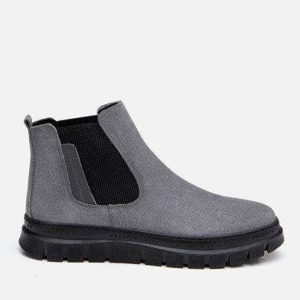 Erkek Deri Gri Günlük Bot Erkek Deri Gri Günlük Bot