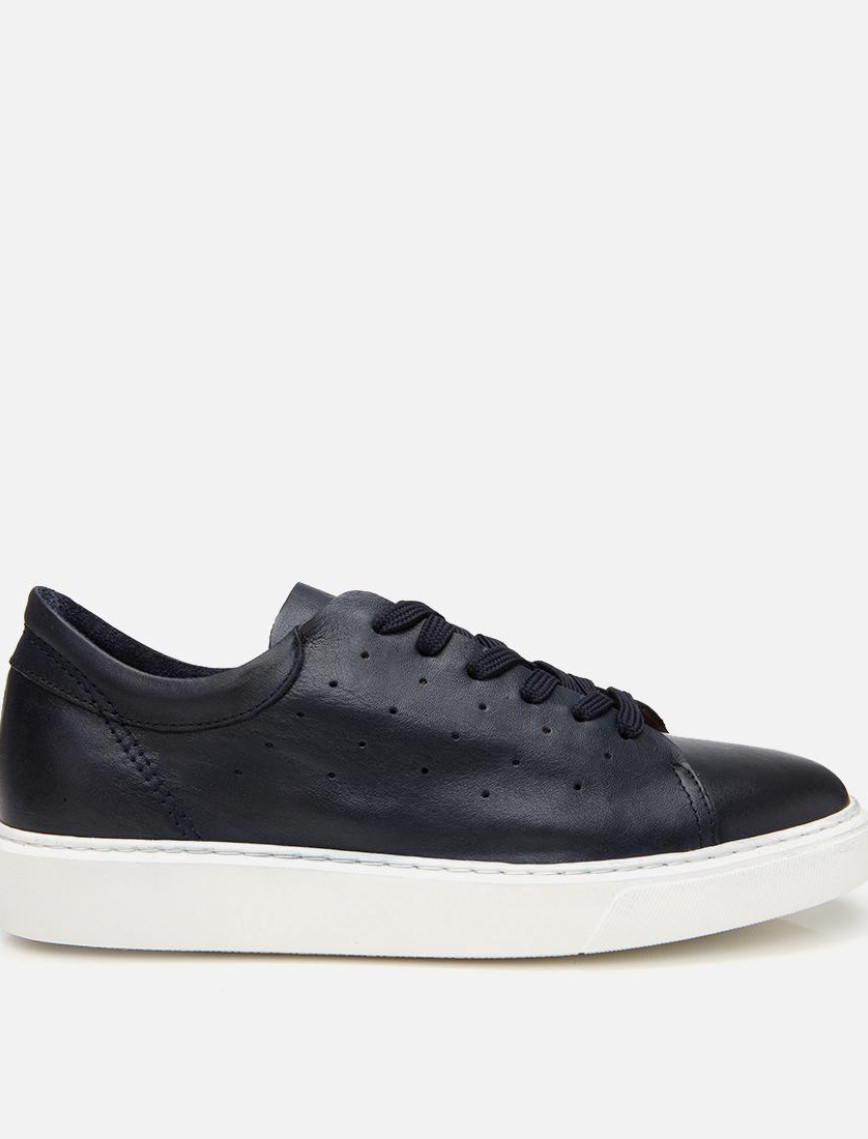 Erkek Deri Siyah Hafif Tabanlı Spor Ayakkabı Erkek Deri Siyah Hafif Tabanlı Spor Ayakkabı