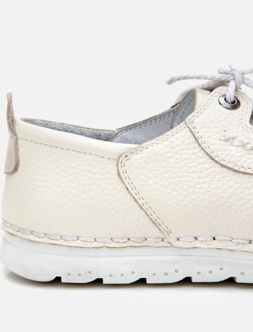 Erkek Deri Krem Comfort Düz Ayakkabı Erkek Deri Krem Comfort Düz Ayakkabı