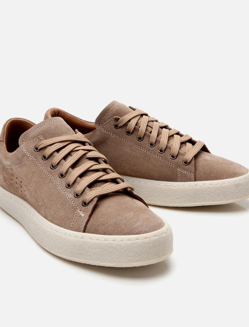 Erkek Süet Deri Bej Spor Ayakkabı Erkek Süet Deri Bej Spor Ayakkabı