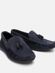 Erkek Süet Deri Lacivert Püskül Detaylı Günlük Loafer Erkek Süet Deri Lacivert Püskül Detaylı Günlük Loafer