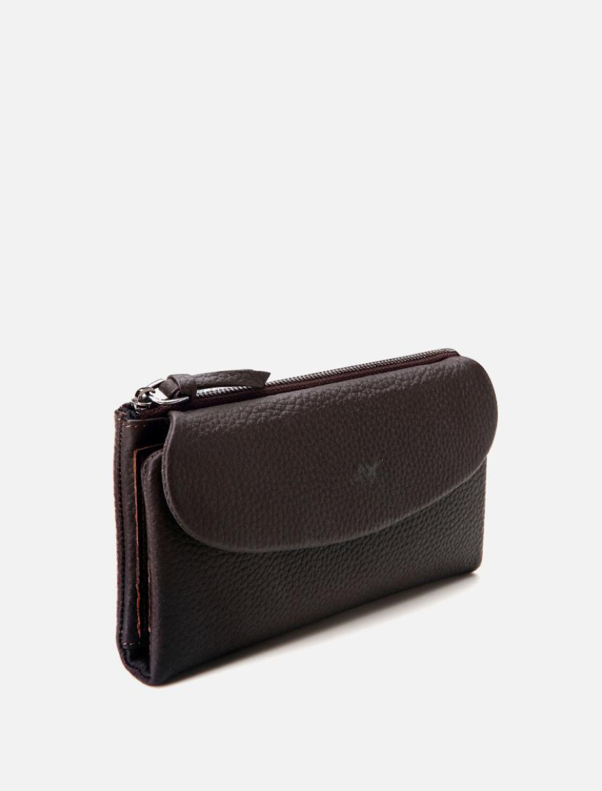 Kadın Deri Kahverengi Cüzdan Kadın Deri Kahverengi Cüzdan