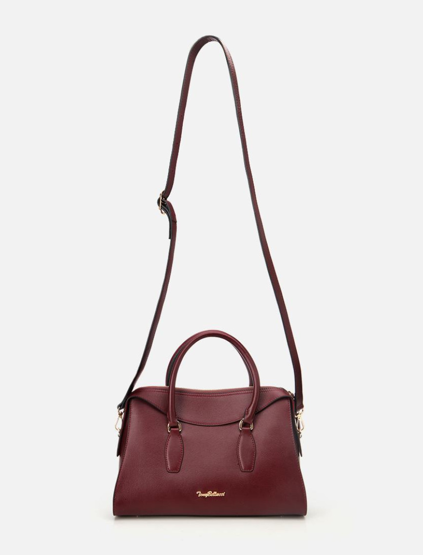 Kadın Deri Bordo Omuz Çantası Kadın Deri Bordo Omuz Çantası