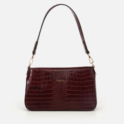 Kadın Deri Bordo Omuz Çantası Kadın Deri Bordo Omuz Çantası