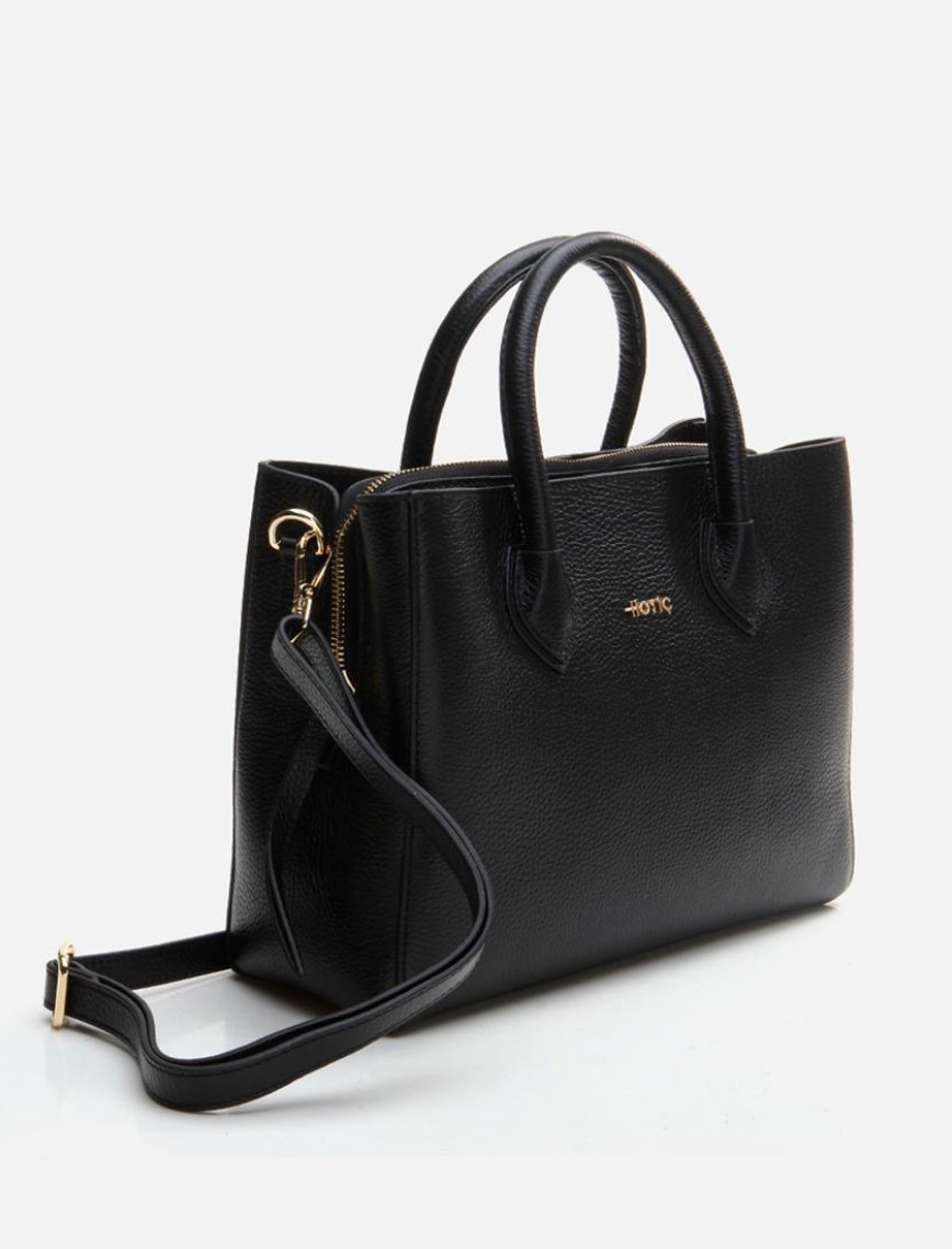 Kadın Deri Siyah Omuz Çantası Kadın Deri Siyah Omuz Çantası