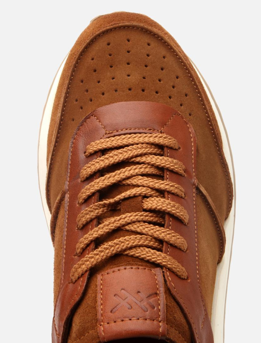 Erkek Süet Deri Taba Ultra Hafif Tabanlı Spor Ayakkabı Erkek Süet Deri Taba Ultra Hafif Tabanlı Spor Ayakkabı