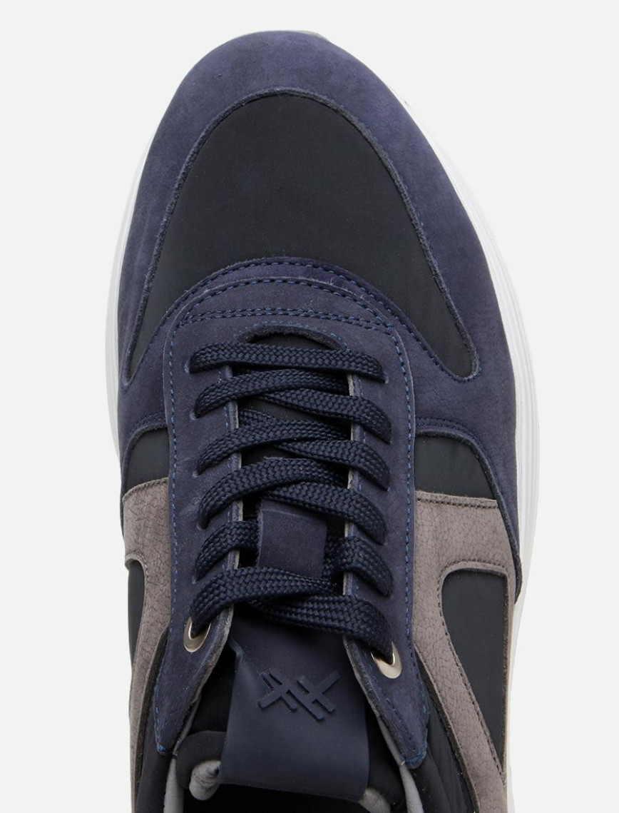 Erkek Süet Deri Lacivert Hafif Tabanlı Spor Ayakkabı Erkek Süet Deri Lacivert Hafif Tabanlı Spor Ayakkabı