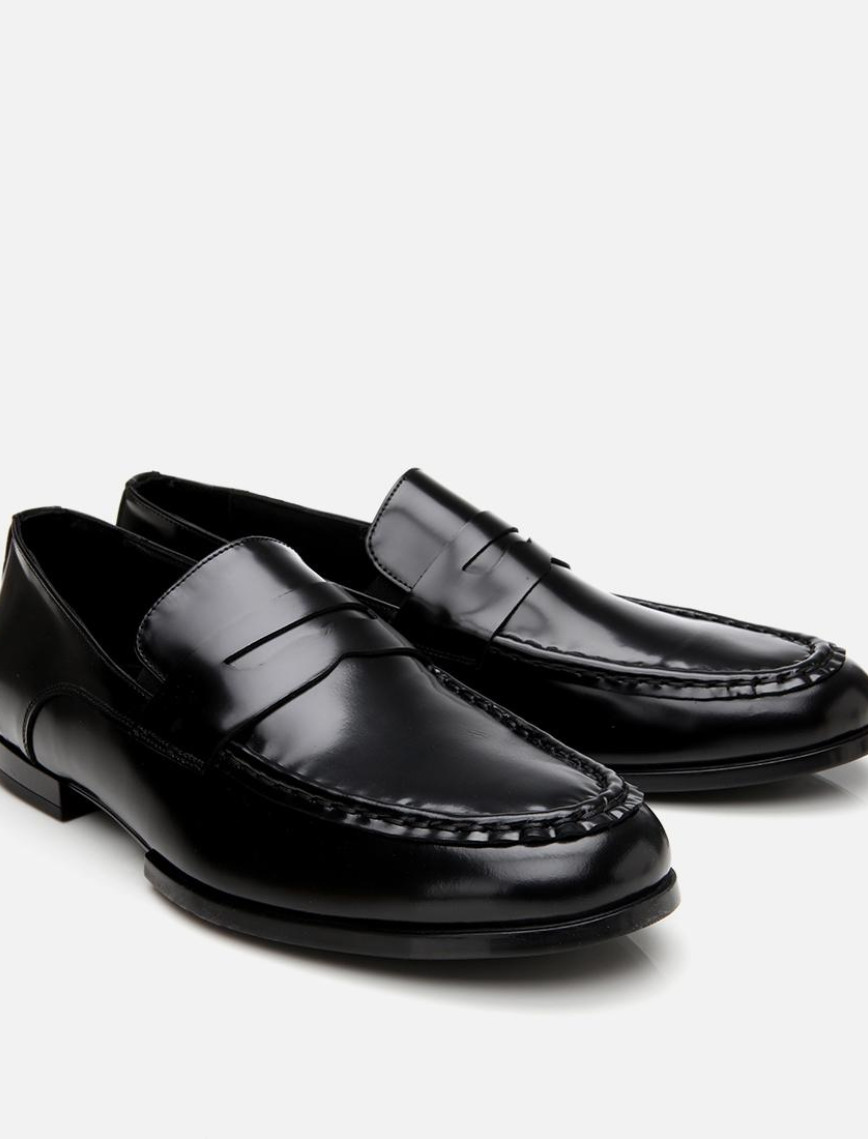 Erkek Deri Siyah Klasik Loafer Erkek Deri Siyah Klasik Loafer