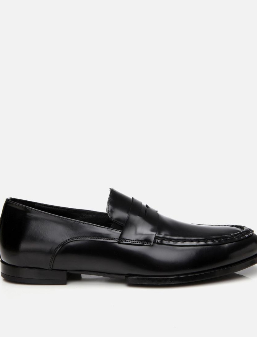 Erkek Deri Siyah Klasik Loafer Erkek Deri Siyah Klasik Loafer