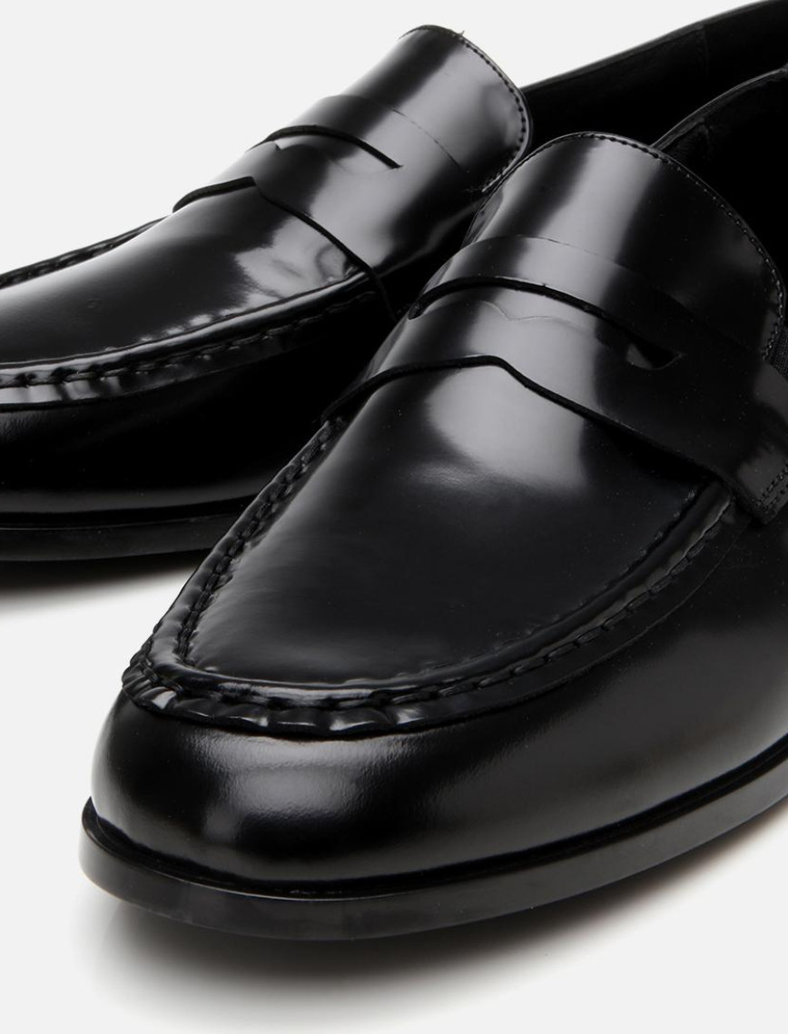 Erkek Deri Siyah Klasik Loafer Erkek Deri Siyah Klasik Loafer