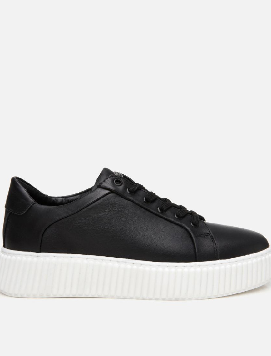 Erkek Deri Beyaz Yüksek Tabanlı Spor Ayakkabı Erkek Deri Beyaz Yüksek Tabanlı Spor Ayakkabı