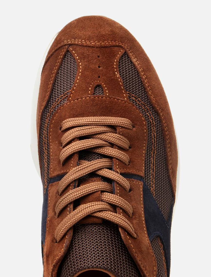 Erkek Süet Deri Taba Ultra Hafif Tabanlı Spor Ayakkabı Erkek Süet Deri Taba Ultra Hafif Tabanlı Spor Ayakkabı