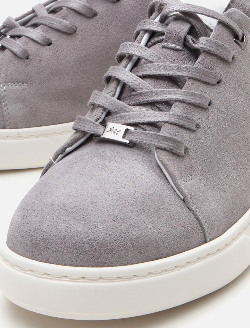 Erkek Süet Deri Gri Ultra Hafif Tabanlı Spor Ayakkabı Erkek Süet Deri Gri Ultra Hafif Tabanlı Spor Ayakkabı