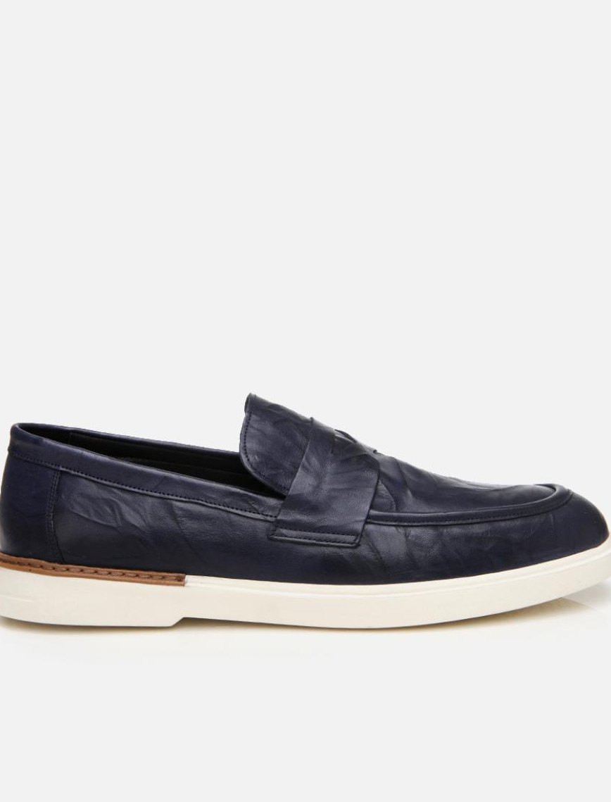 Erkek Deri Haki Ultra Hafif Tabanlı Klasik Loafer Erkek Deri Haki Ultra Hafif Tabanlı Klasik Loafer