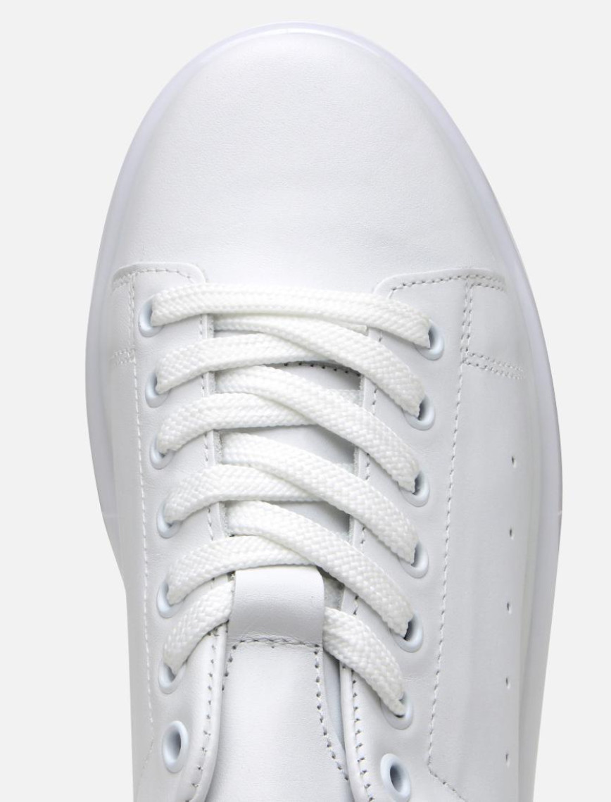 Erkek Deri Beyaz Spor Ayakkabı Erkek Deri Beyaz Spor Ayakkabı