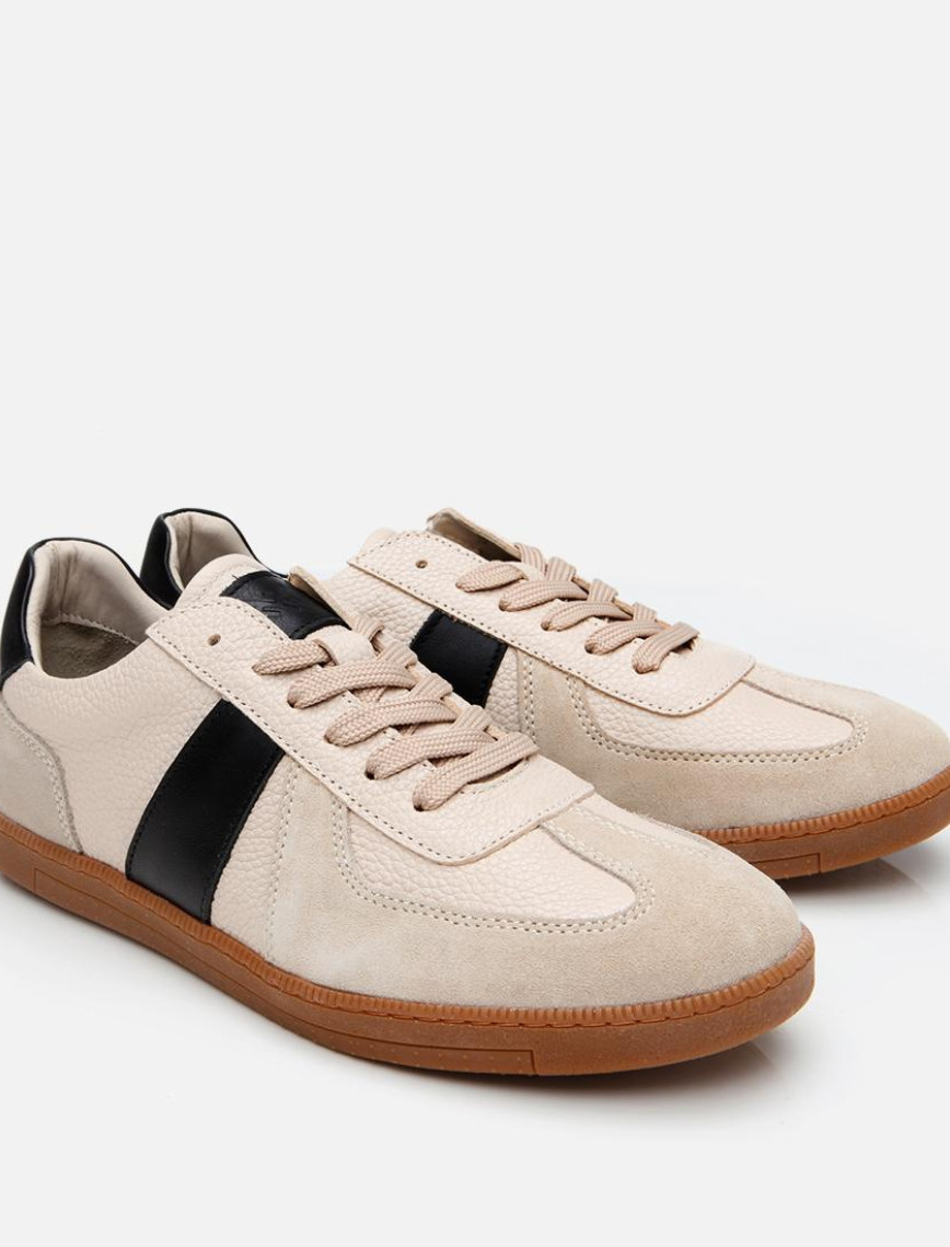 Erkek Süet Deri Bej Spor Ayakkabı Erkek Süet Deri Bej Spor Ayakkabı