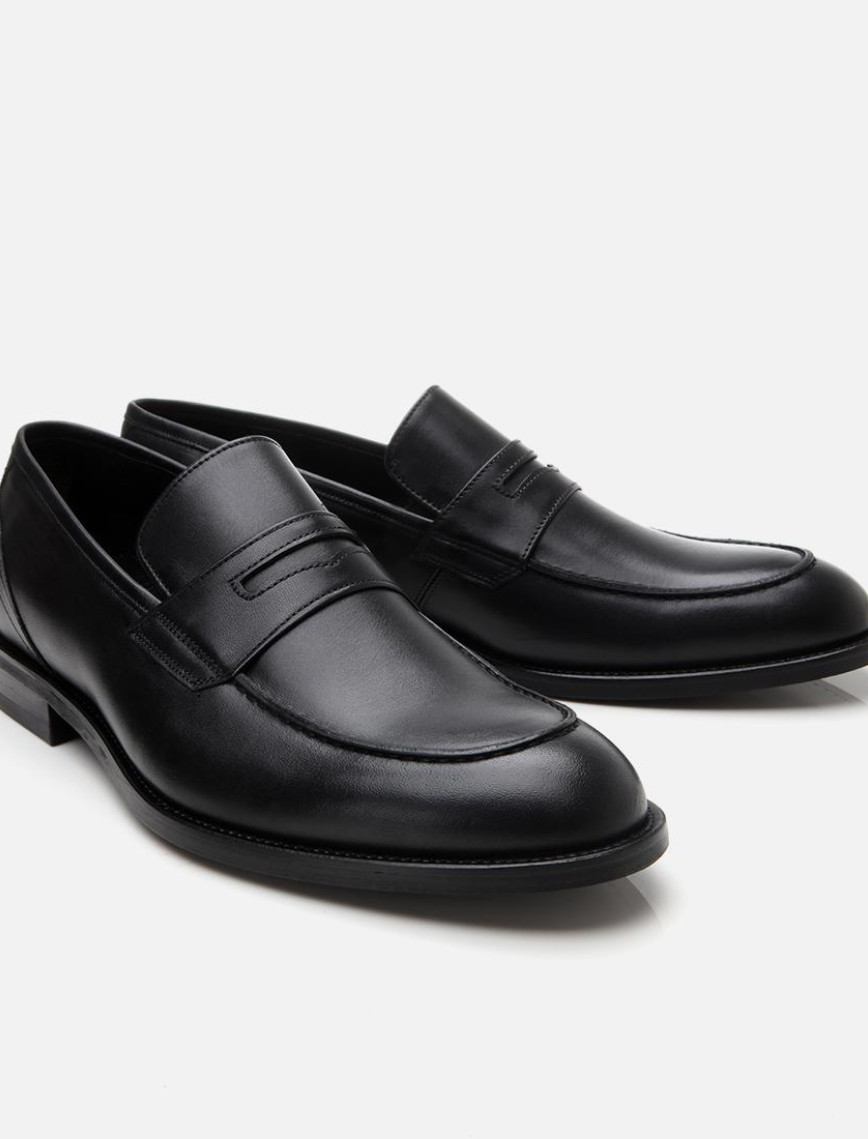 Erkek Deri Siyah Klasik Ayakkabı Erkek Deri Siyah Klasik Ayakkabı