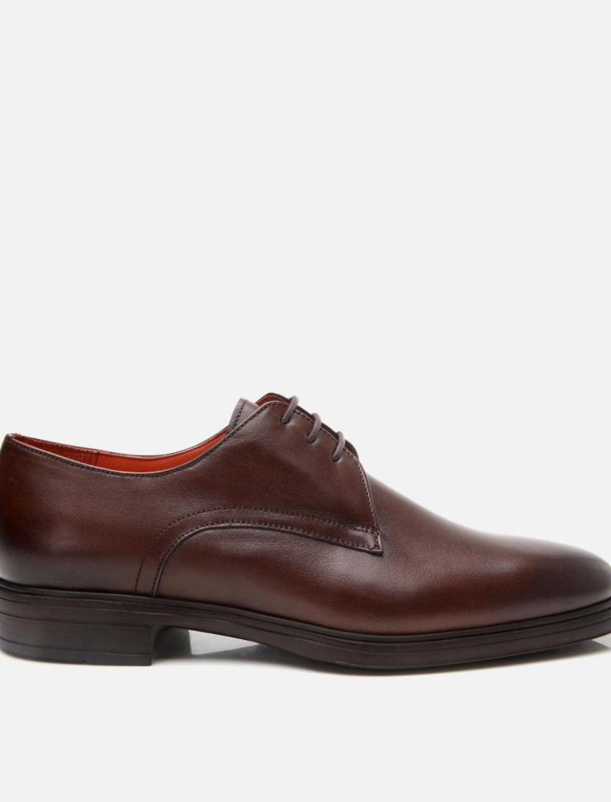 Erkek Deri Kahverengi Ultra Hafif Tabanlı Klasik Ayakkabı Erkek Deri Kahverengi Ultra Hafif Tabanlı Klasik Ayakkabı